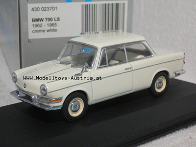 BMW 700 Limousine LS 1959 - 1965 cremeweiß 1:43