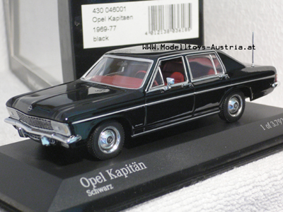 Opel Kapitän B 1969 - 1970 schwarz 1:43