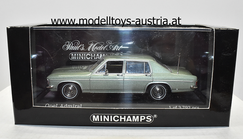 Opel Admiral Limousine 1969 - 1977 grün 1:43