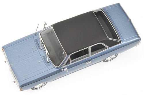 Opel Commodore A Limousine 2-türig 1966 blau metallik 1:43