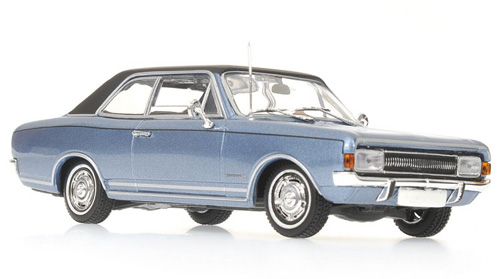 Opel Commodore A Limousine 2-türig 1966 blau metallik 1:43