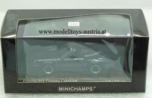 Porsche 911 SC Cabrio Carrera 1983 graphit matallik 1:43
