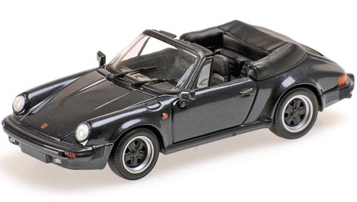 Porsche 911 SC Cabrio Carrera 1983 graphit matallik 1:43