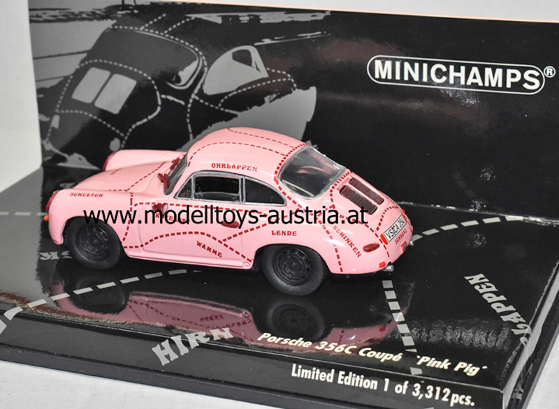 Porsche 356 C Coupe Pink Pig 1:43