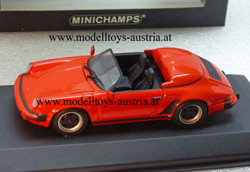 Porsche 911 G Modell Speedster 1988 rot 1:43