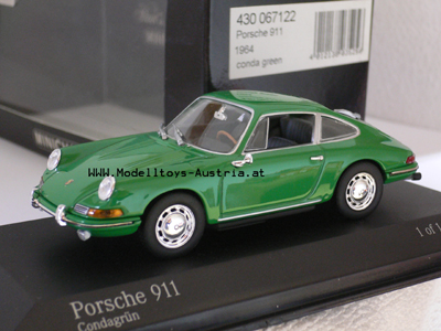 Porsche 911 Coupe 1964 grün 1:43
