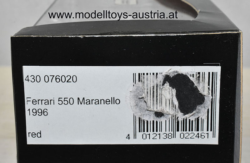 Ferrari 550 Maranello 1996 rot 1:43