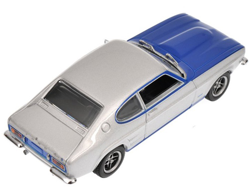 Ford Capri I RS 2600 1972 - 1973 silber / blau 1:43