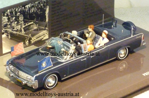 Lincoln Continental X-100 1961 Parade Car JFK KENNEDY 1:43