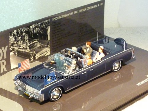 Lincoln Continental X-100 1961 Parade Car JFK KENNEDY 1:43