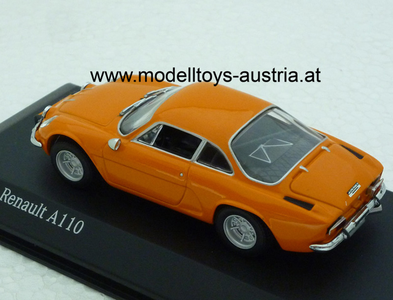 Renault Alpine A110 A 110 1963 - 1967 orange 1:43