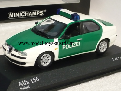 Alfa Romeo 156 1997 POLIZEI 1:43