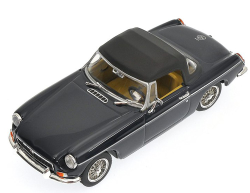 MG B Cabrio Soft Top 1968 blau 1:43