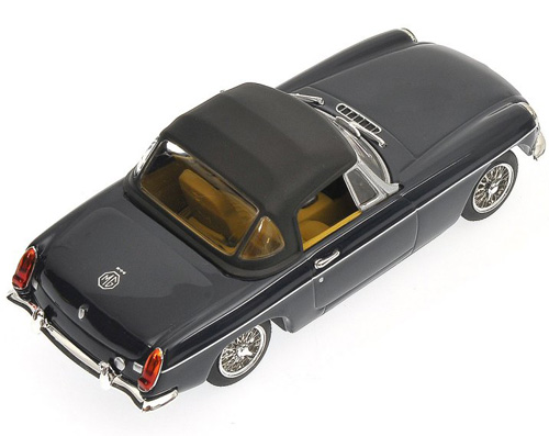 MG B Cabrio Soft Top 1968 blau 1:43