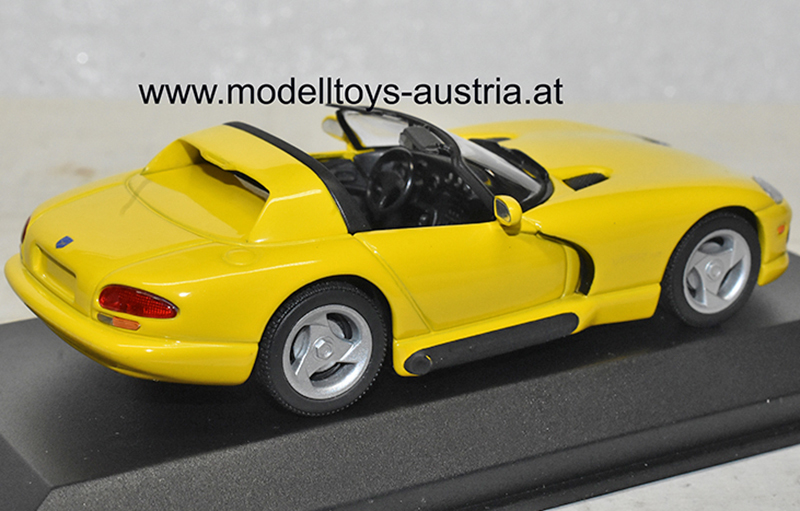 Dodge Viper Cabrio 1993 gelb 1:43