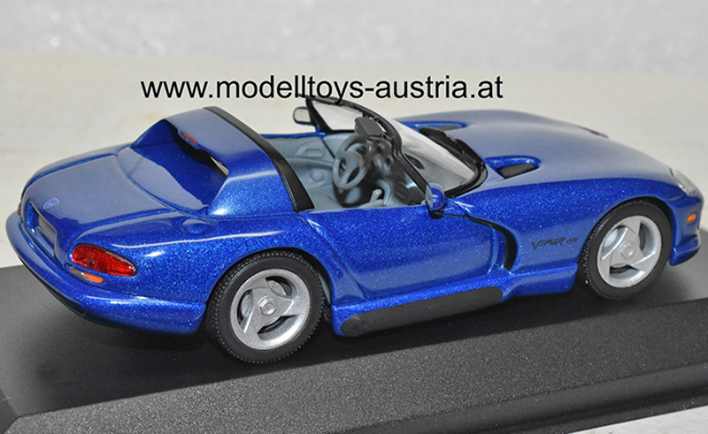Dodge Viper Cabrio 1993 blau metallik 1:43