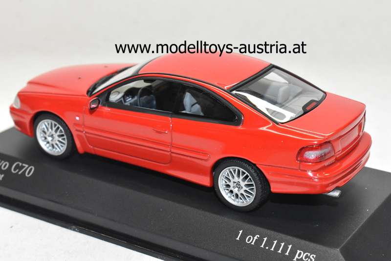Volvo C70 Coupe 1998 rot 1:43