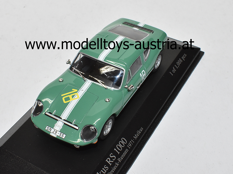 Melkus RS 1000 1971 Schleizer Dreieck Rennen Heinz MELKUS 1:43