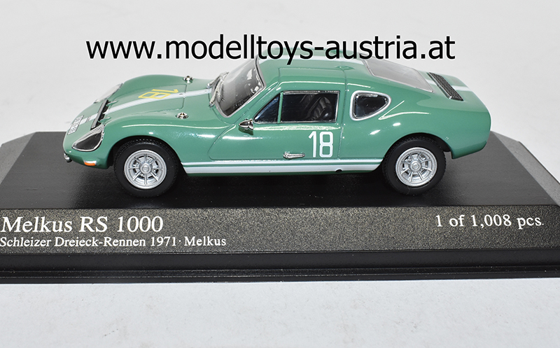 Melkus RS 1000 1971 Schleizer Dreieck Rennen Heinz MELKUS 1:43