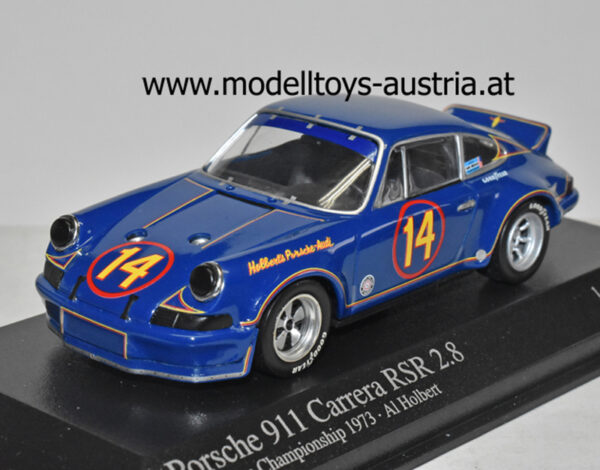 Porsche 911 RSR 2.8 1973 TRANS AM Serie Al HOLBERT Sunoco 1:43