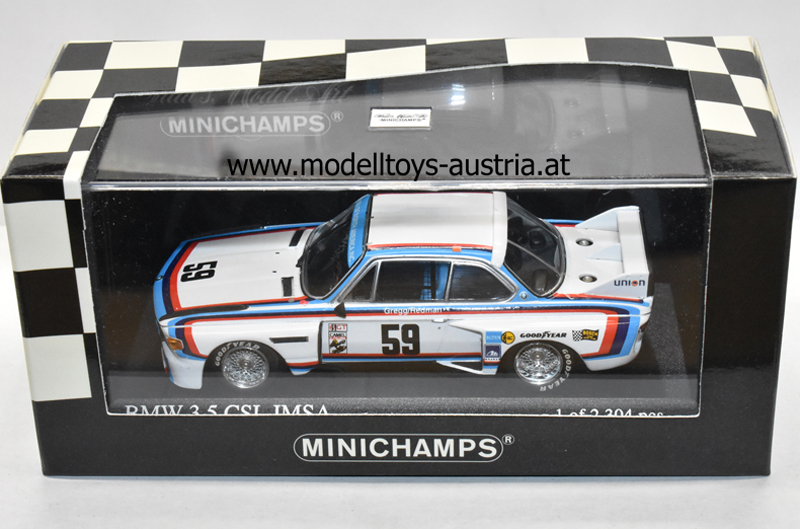 BMW 3.5 CSL 1976 IMSA Daytona Sieger Peter GREGG / Brian REDMAN 1:43