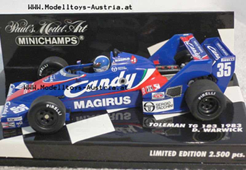 Toleman TG183 Hart 1983 Derek WARWICK 1:43