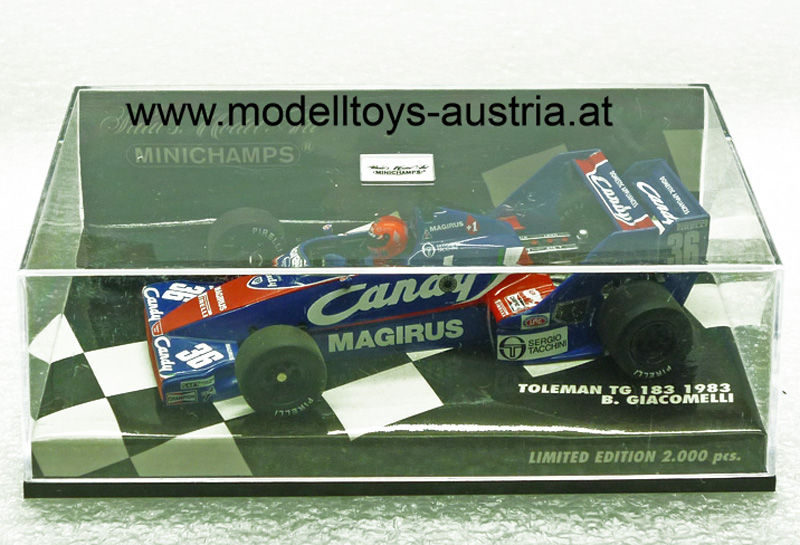 Toleman TG183 Hart 1983 Bruno GIACOMELLI 1:43