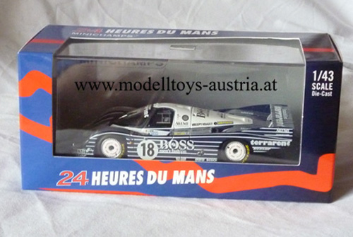 Porsche 956 1983 Le Mans BOSS WILSON / LÄSSIG / PLANKENHORN 1:43