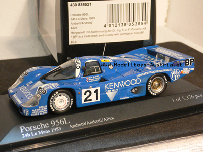 Porsche 956L KENWOOD Andretti Le Mans 1983  1:43