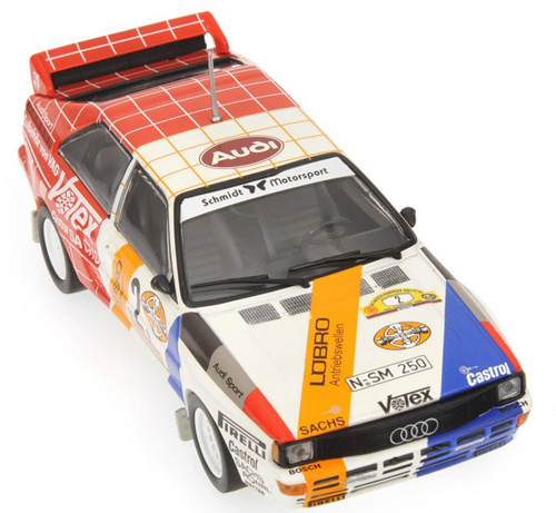 Audi Quattro Rally 1984 Hunsrück Rally Sieger DEMUTH / LUX 1:43
