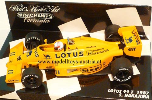 Lotus 99T Honda 1987 Satoru NAKAJIMA 1:43