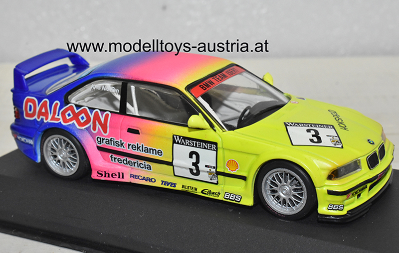 BMW E36 Coupe M3 GTR 1993 ADAC GT-Cup Kris NISSEN 1:43