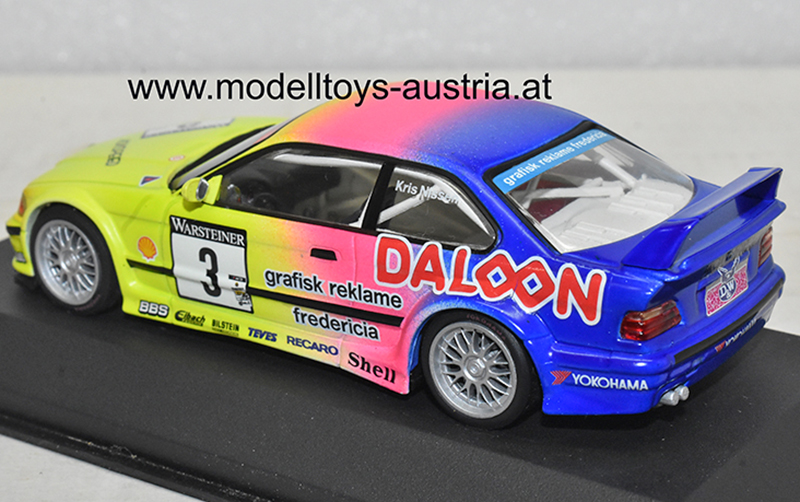 BMW E36 Coupe M3 GTR 1993 ADAC GT-Cup Kris NISSEN 1:43