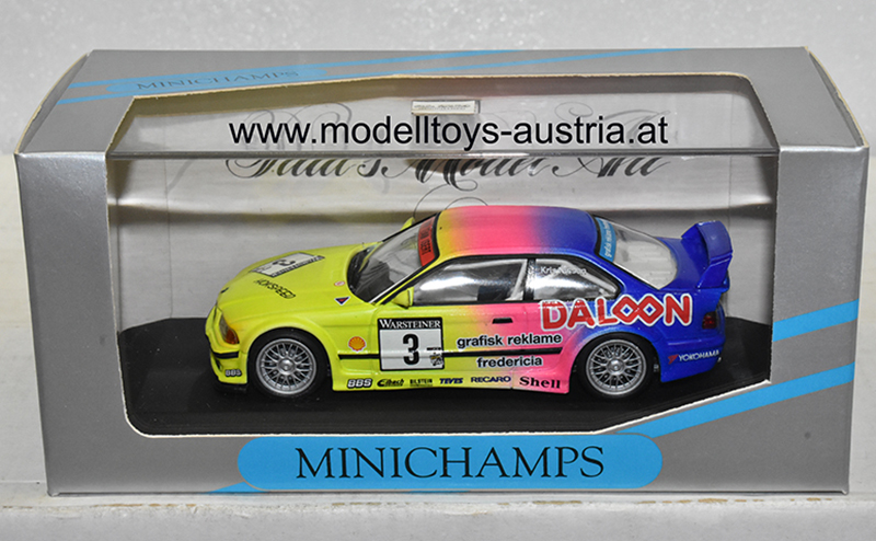 BMW E36 Coupe M3 GTR 1993 ADAC GT-Cup Kris NISSEN 1:43