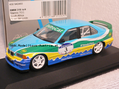 BMW 318 is/4 STANNIC TCC Südafrika 1994 v. d. LINDE 1:43