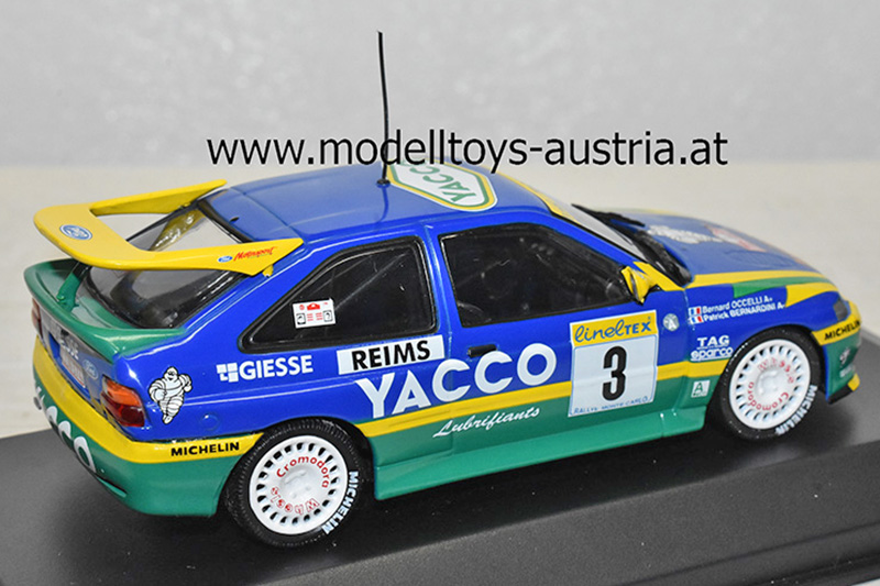 Ford Escort RS Cosworth 1996 Sieger Rally Monte Carlo Patrick Bernardini / Bernard Occelli 1:43