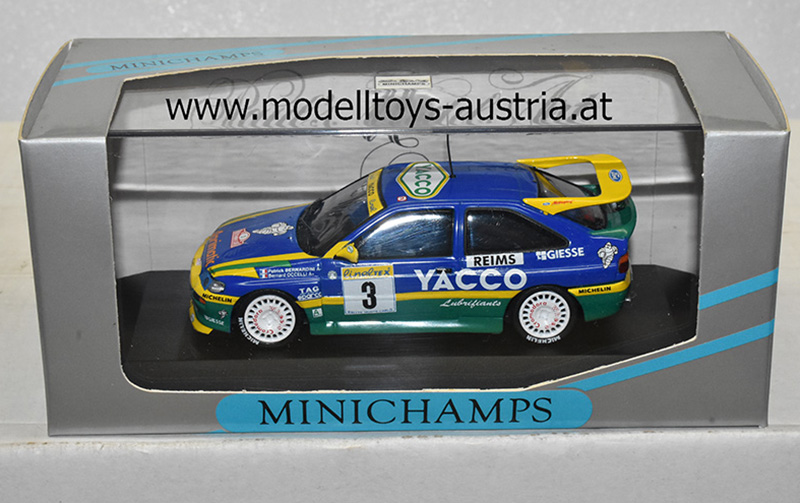 Ford Escort RS Cosworth 1996 Sieger Rally Monte Carlo Patrick Bernardini / Bernard Occelli 1:43