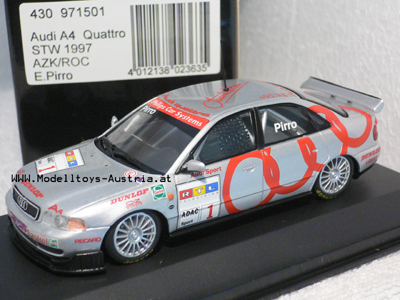 Audi A4 Quattro 1997 STW Cup Emanuelle PIRRO 1:43