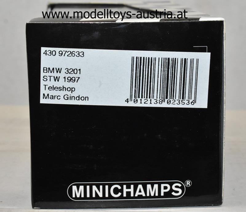 BMW 320i STW-Cup 1997 GINDORF 1:43