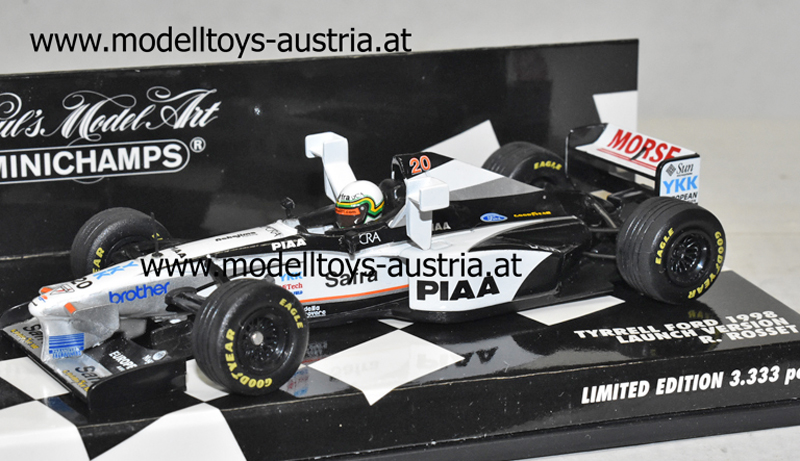 Tyrrell Ford 1998 Launch Version Tower Wings Ricardo ROSSET 1:43