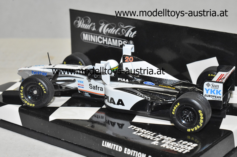 Tyrrell Ford 1998 Launch Version Tower Wings Ricardo ROSSET 1:43