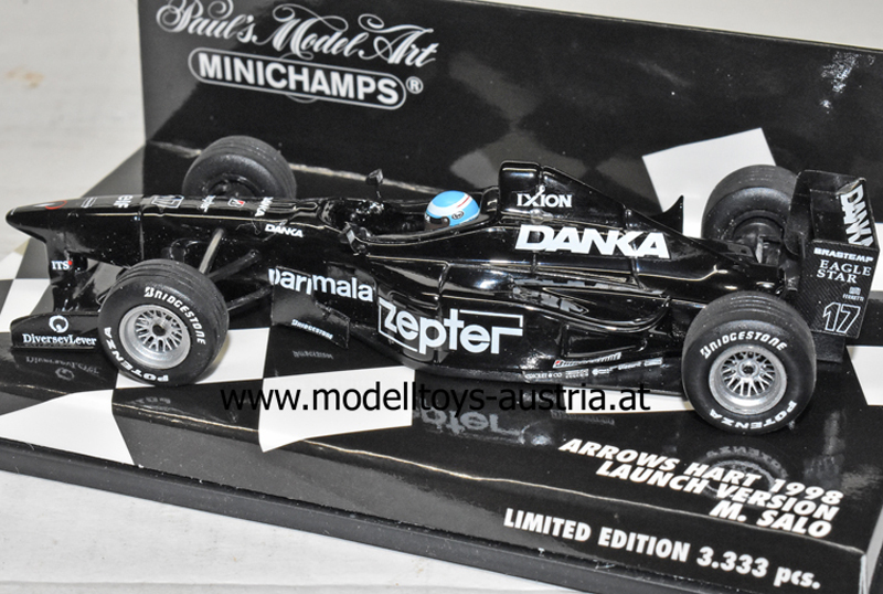 Arrows A18 Hart Launch Version 1998 Mika SALO 1:43