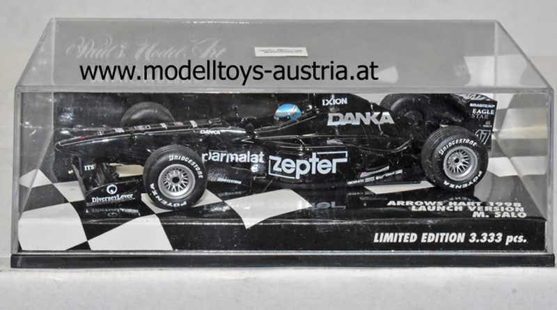 Arrows A18 Hart Launch Version 1998 Mika SALO 1:43