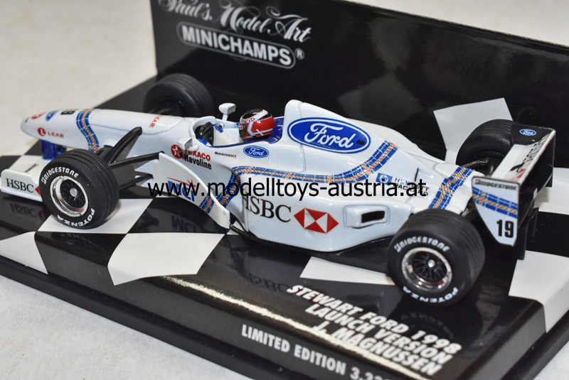 Stewart SF1 Ford 1998 Launch Version Jan MAGNUSSEN 1:43