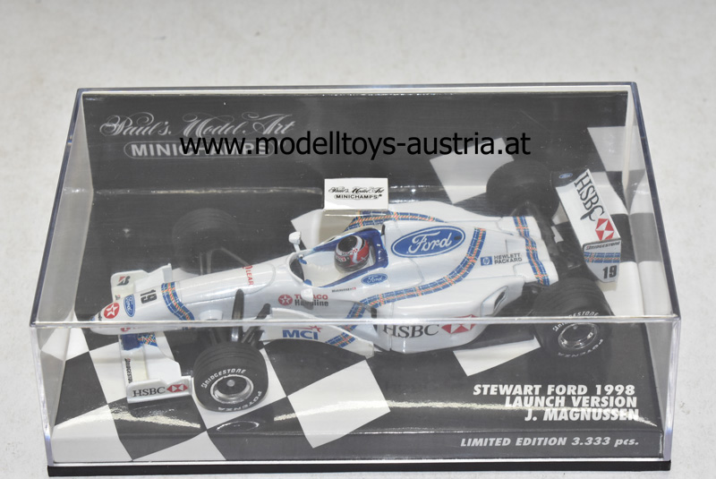 Stewart SF1 Ford 1998 Launch Version Jan MAGNUSSEN 1:43