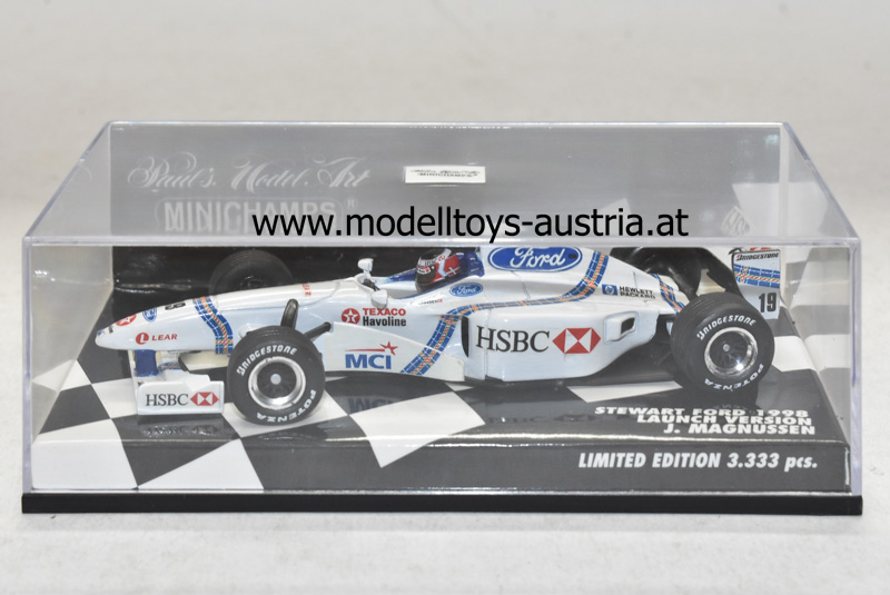 Stewart SF1 Ford 1998 Launch Version Jan MAGNUSSEN 1:43