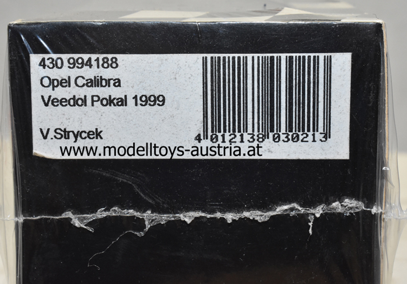 Opel Calibra V6 NÜRBURGRING 1999 Strycek 1:43