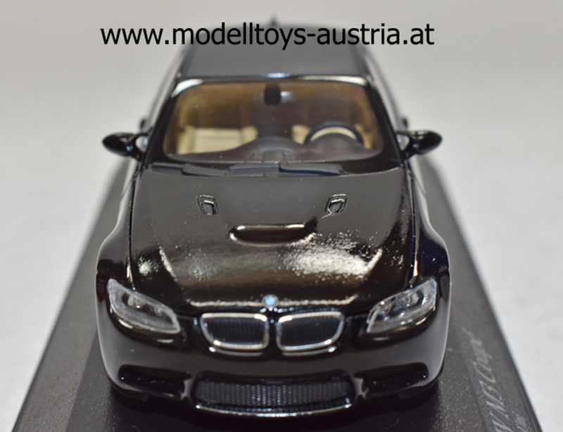 BMW E92 Coupe M3 mit Motor 2008 schwarz 1:43