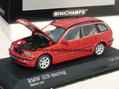 BMW E46 Touring Kombi 328i 1999 rot 1:43