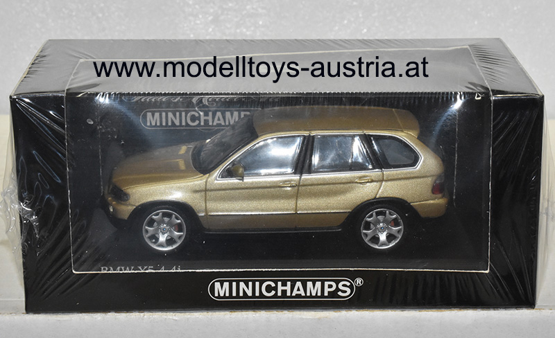 BMW E53 X5 4,4i 2000 gold metallik 1:43